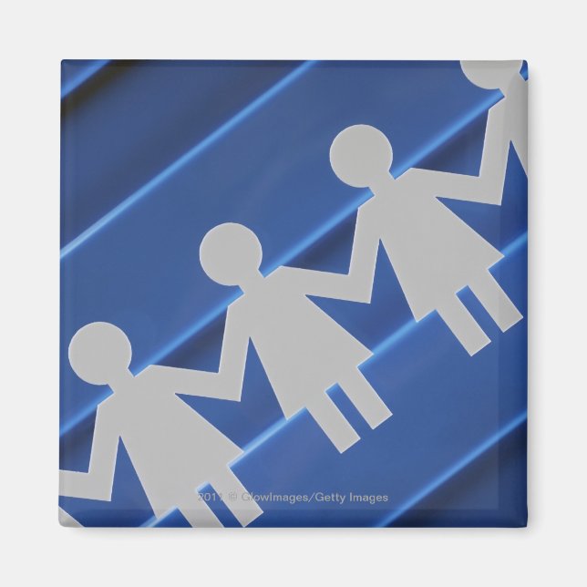 Nahe Papierkettenpuppen Magnet (Vorne)