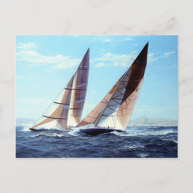 Nahe Rennstrecke Postkarte (Vorderseite)