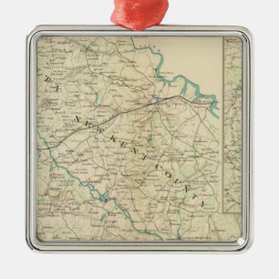 Nähe Richmond, VA, Halbinsel Ornament Aus Metall