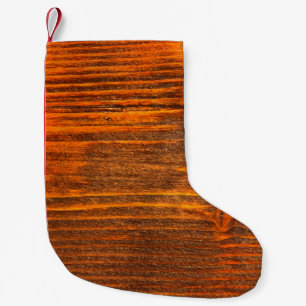 Nahe Struktur des alten Holzbodens, Teil des  Kleiner Weihnachtsstrumpf