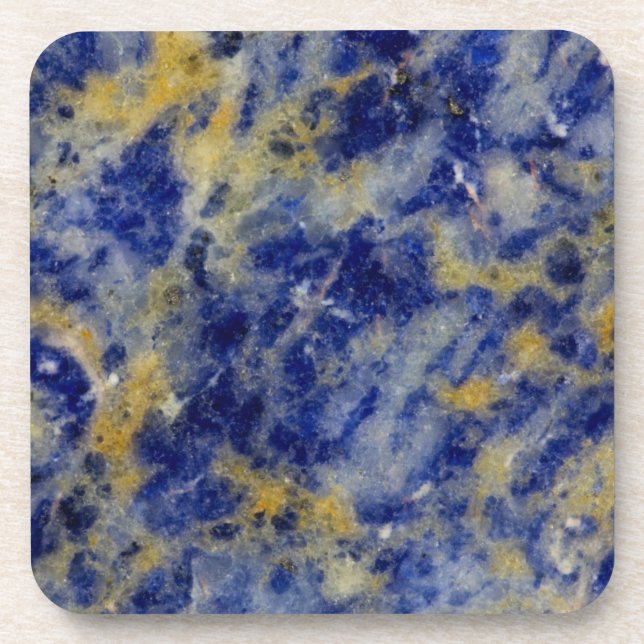 Nahen aus einer blauen Sodalite Untersetzer (Vorderseite)