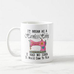 Nähen begann als armloser Hobby Kaffeetasse