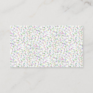 Nähen Buttone Weißer Dressmaker Seamstress Schneid Visitenkarte