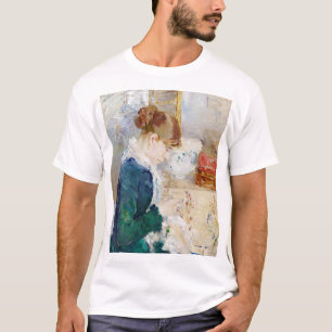 Nähen der Frau, Berthe Morisot T-Shirt