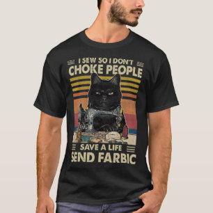 Nähen der lustigen Kitty, also ersticke ich die Le T-Shirt