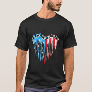 Nähen der Maschine Flag Quilter Nähen T-Shirt