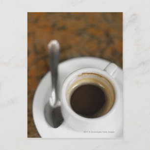 Nahen einer Tasse Kaffee 2 Postkarte