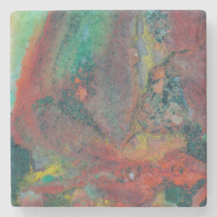 Nahen eines Weihnachtsjaspers Steinuntersetzer