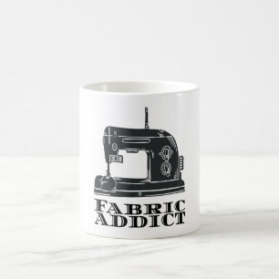Nähen - Fabric Addict Kaffeetasse
