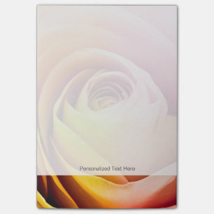 Nahen farbige Rose Petals Post-it Klebezettel