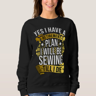 Nähen für Frauen, die Nähen von Quilter-Naht vertr Sweatshirt