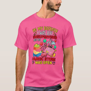 Nähen für Frauen Fabric Crazy Quilt Lady Craft 1 T-Shirt