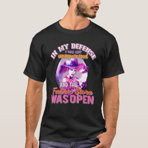 Nähen für Frauen Stoff Verrückte Steppdecke Lady H T-Shirt