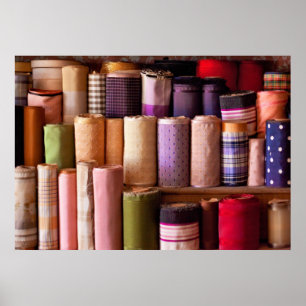 Nähen - Gewebe Poster