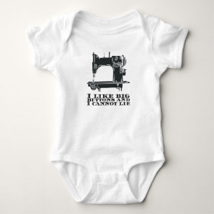 Nähen - ich mag große Tasten und ich kann nicht lü Baby Strampler