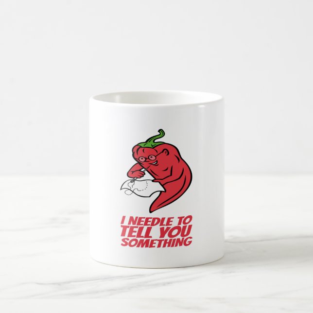Nähen - ich muss es Ihnen sagen Kaffeetasse (Mittel)