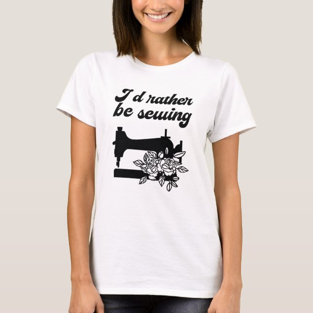 Nähen - ich würde eher nähen T-Shirt (Vorderseite)