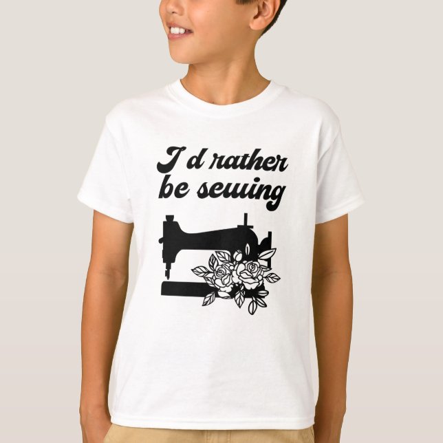 Nähen - ich würde eher nähen T-Shirt (Vorderseite)