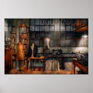 Nähen - Industrie - Qualitäts-Wäsche Poster