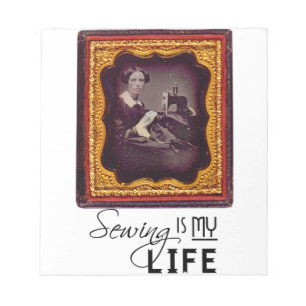 Nähen ist mein Leben Notizblock