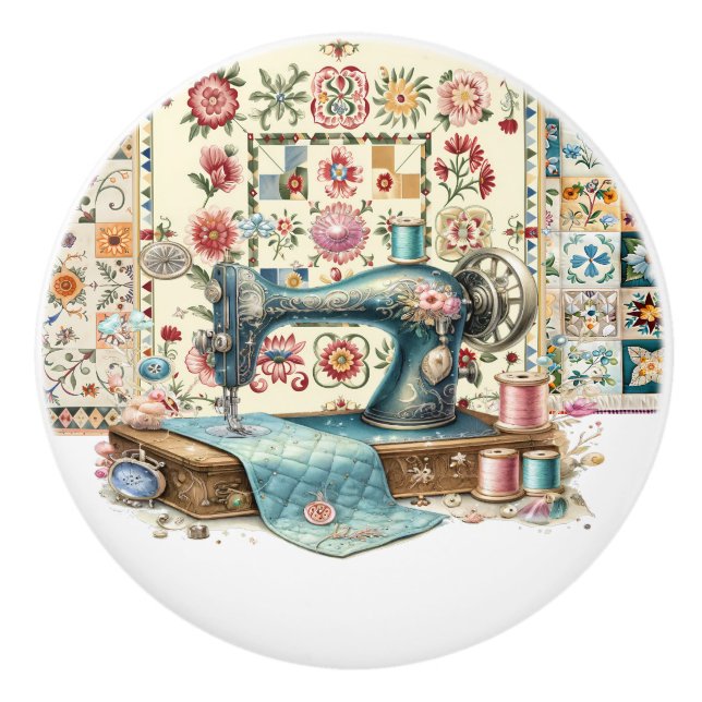 Nähen Keramikknauf (Vorderseite)