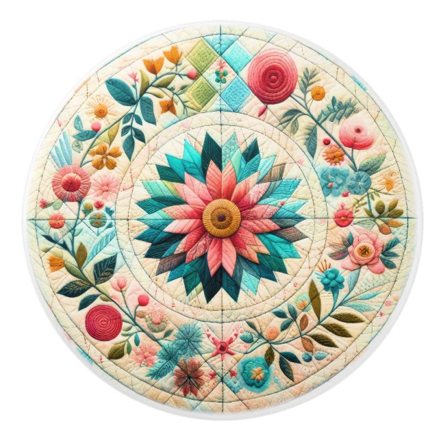 Nähen Keramikknauf (Vorderseite)