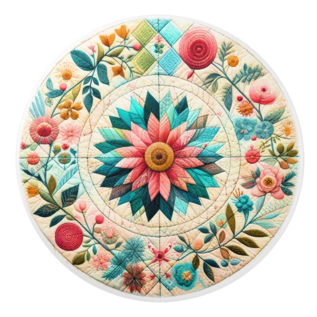 Nähen Keramikknauf (Vorderseite)