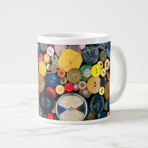 Nähen - Knöpfe - Haufen Knöpfe Jumbo-Tasse