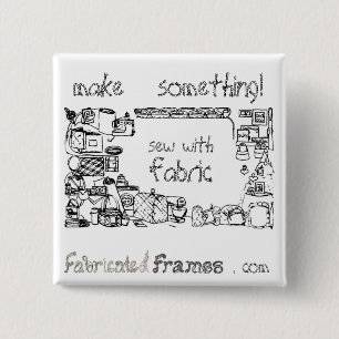Nähen mit Button-Taste für Fabric Brooch Button