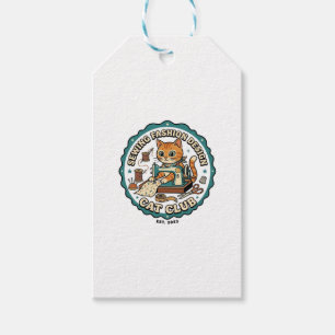 Nähen Mode Design Katze Katzenliebhaber-Geschenk - Geschenkanhänger