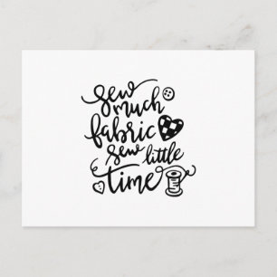Nähen   Nähen viel Stoff nähen wenig Zeit Postkarte