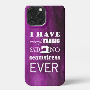 Nähen ・ Nicht genug Fabrikhandwerk {dunkel} iPhone 13 Pro Max Hülle