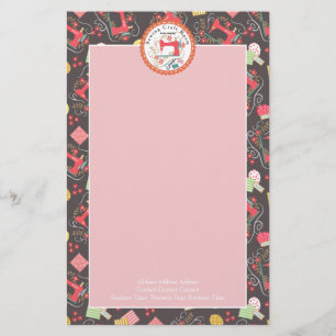 Nähen Niedliches Foto braun Briefpapier