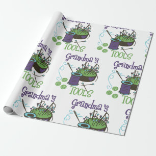 Nähen Oma Geschenkpapier