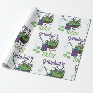 Nähen Oma Geschenkpapier