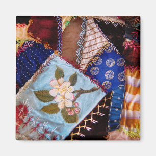 Nähen - Patchwork - Omas Quilt Magnet