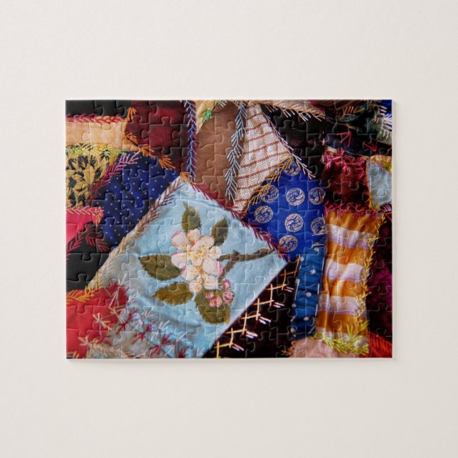 Nähen - Patchwork - Omas Quilt Puzzle (Horizontal)