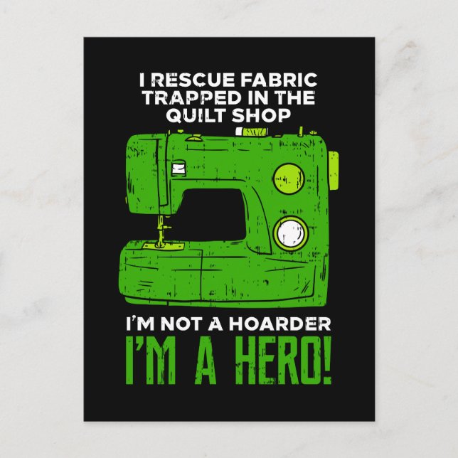 Nähen Postkarte (Vorderseite)