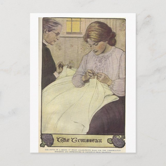 Nähen Postkarte (Vorderseite)