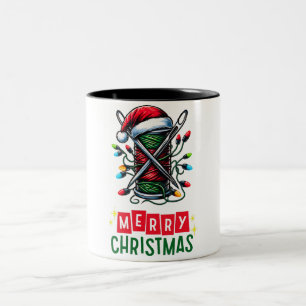 Nähen Quilter Weihnachtsmützen Xmas Zweifarbige Tasse