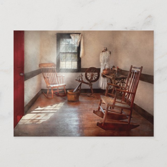 Nähen - Saal - Oma's Nähraum Postkarte (Vorderseite)