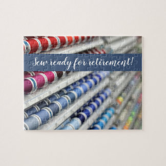 Nähen Sie bereites zum Ruhestands-Puzzlespiel Puzzle