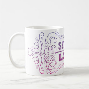 Nähen Sie in der Liebe-Tasse Tasse