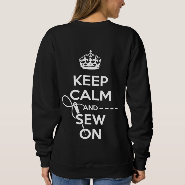 Nähen Sweatshirt (Rückseite)
