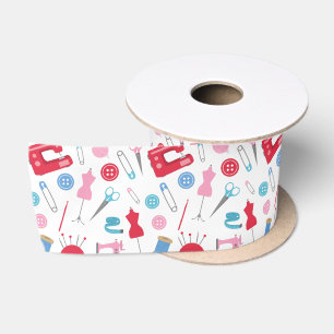 Nähen u. Crafty Themed Vintage Farben Satinband