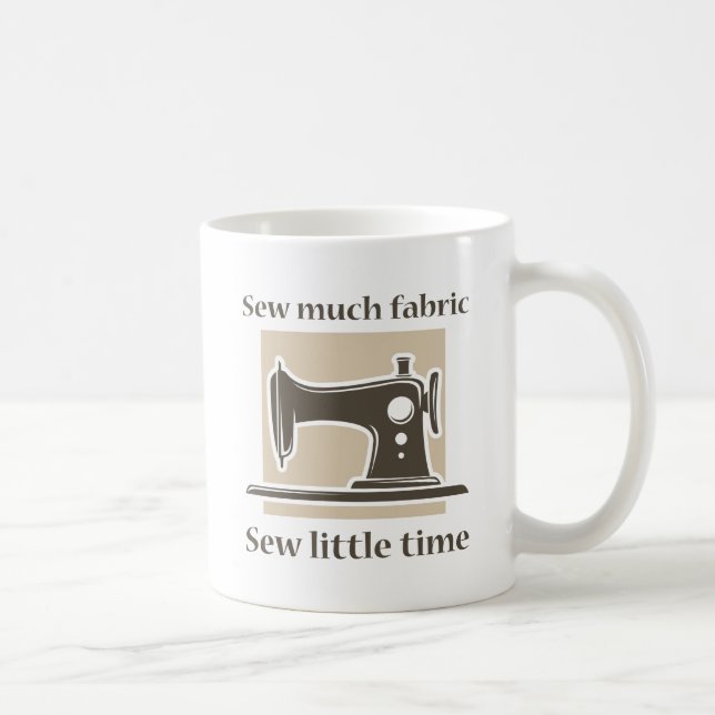 Nähen viel Stoff Kaffeetasse (Rechts)