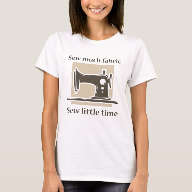 Nähen viel Stoff T-Shirt (Vorderseite)