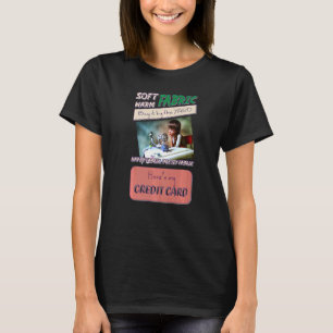 Nähen von Frauen Fabric Crazy Quilt Lady Craft 3 T-Shirt