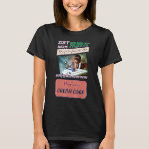 Nähen von Frauen Fabric Crazy Quilt Lady Craft 6 T-Shirt