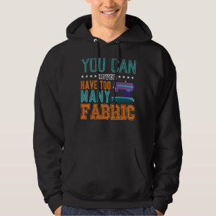 Nähen von Quilt Quilting kann man nie zu viele hab Hoodie
